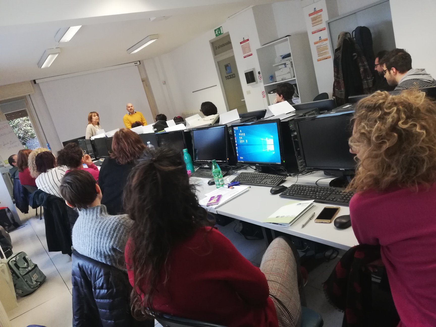 Aula di informatica del Cesto