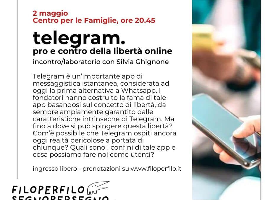 Locandina del laboratorio su Telegram