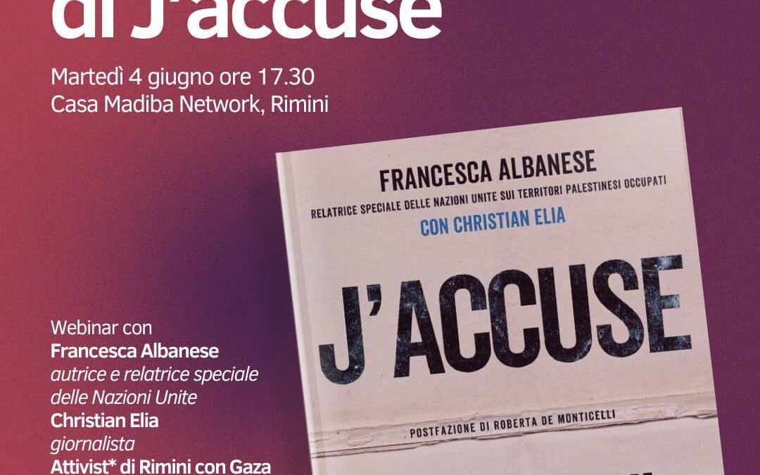 Locandina presentazione J'Accuse