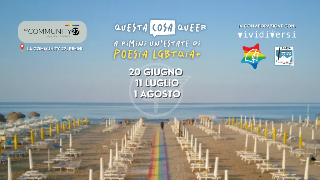 Questa cosa queer. A Rimini un’estate di poesia Lgbtqia+