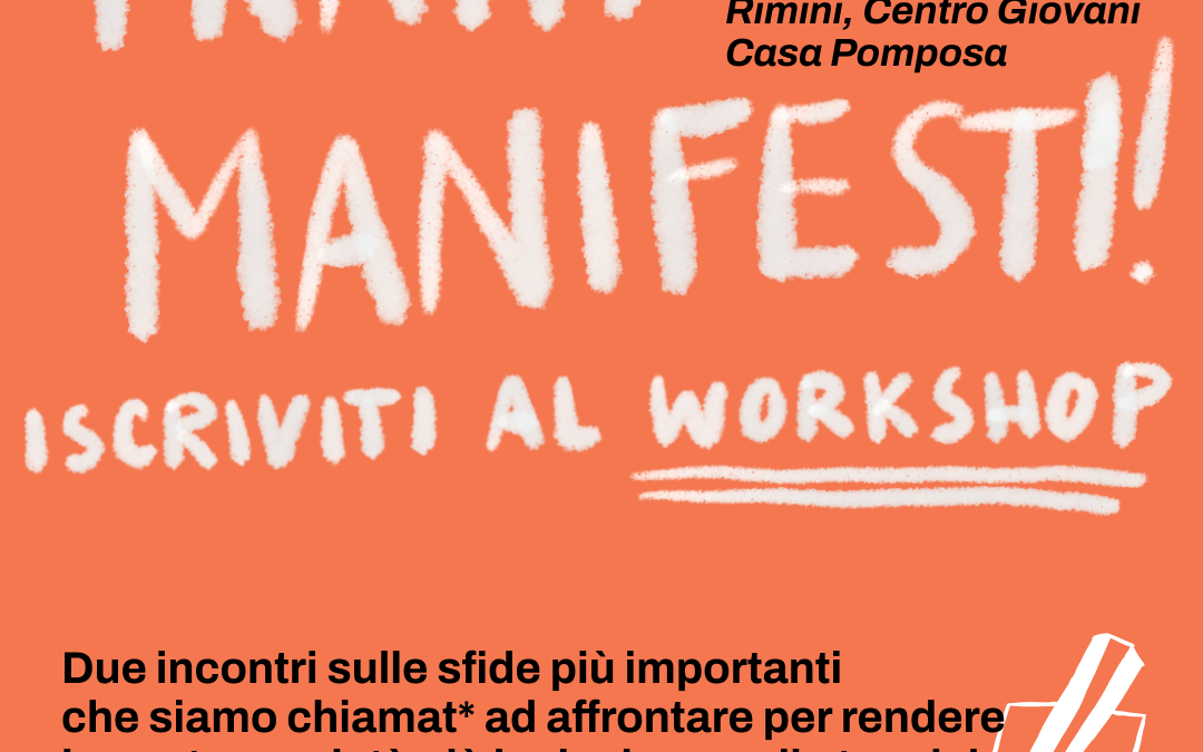 Tratti Manifesti: iscriviti al workshop!