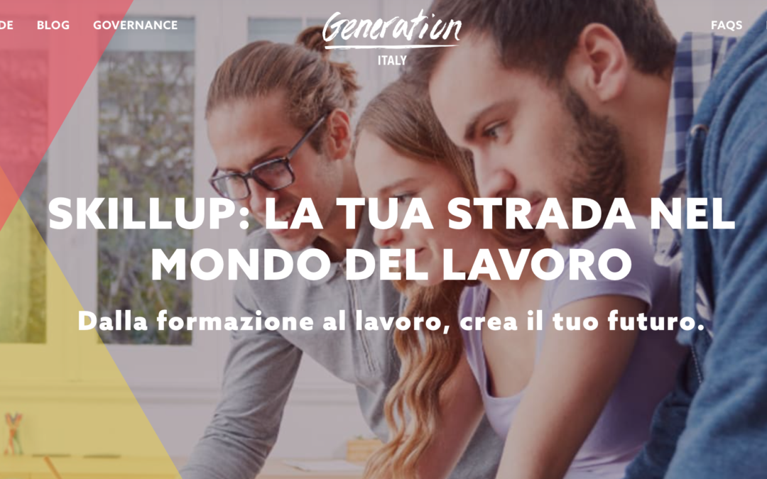 SkillUp: opportunità di formazione gratuita per giovani 18-34 anni