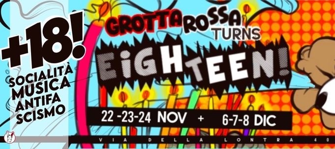 Grotta Rossa compie 18 anni!