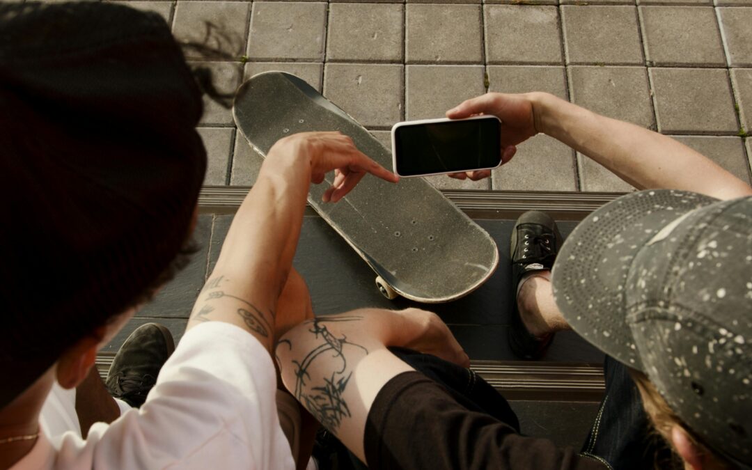 Due giovani skaters