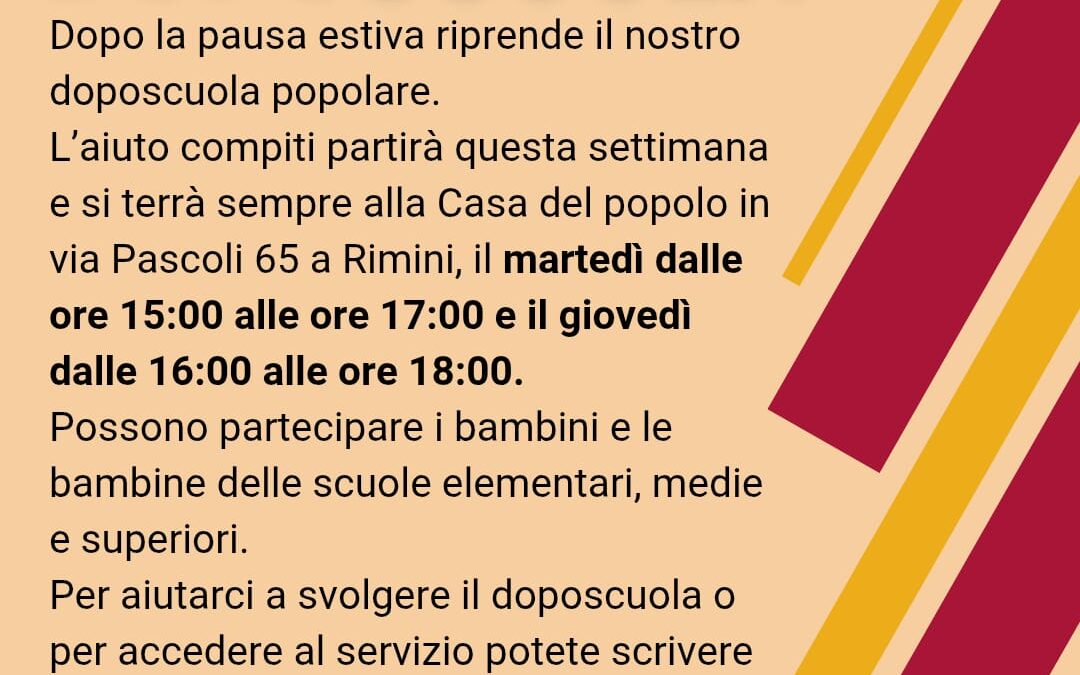 Doposcuola popolare di Casa Macondo