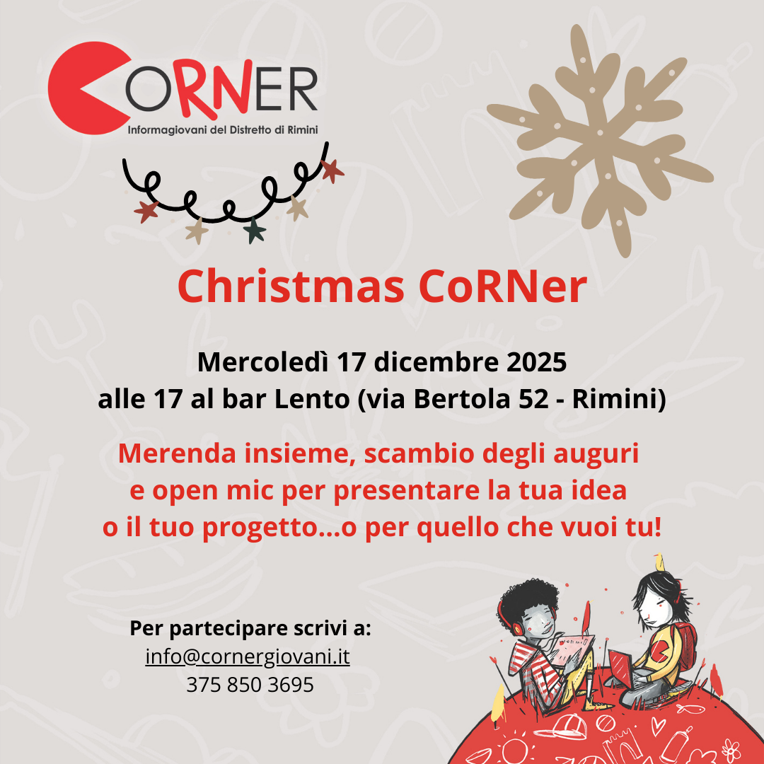Volantino Open Mic Natale CoRNer