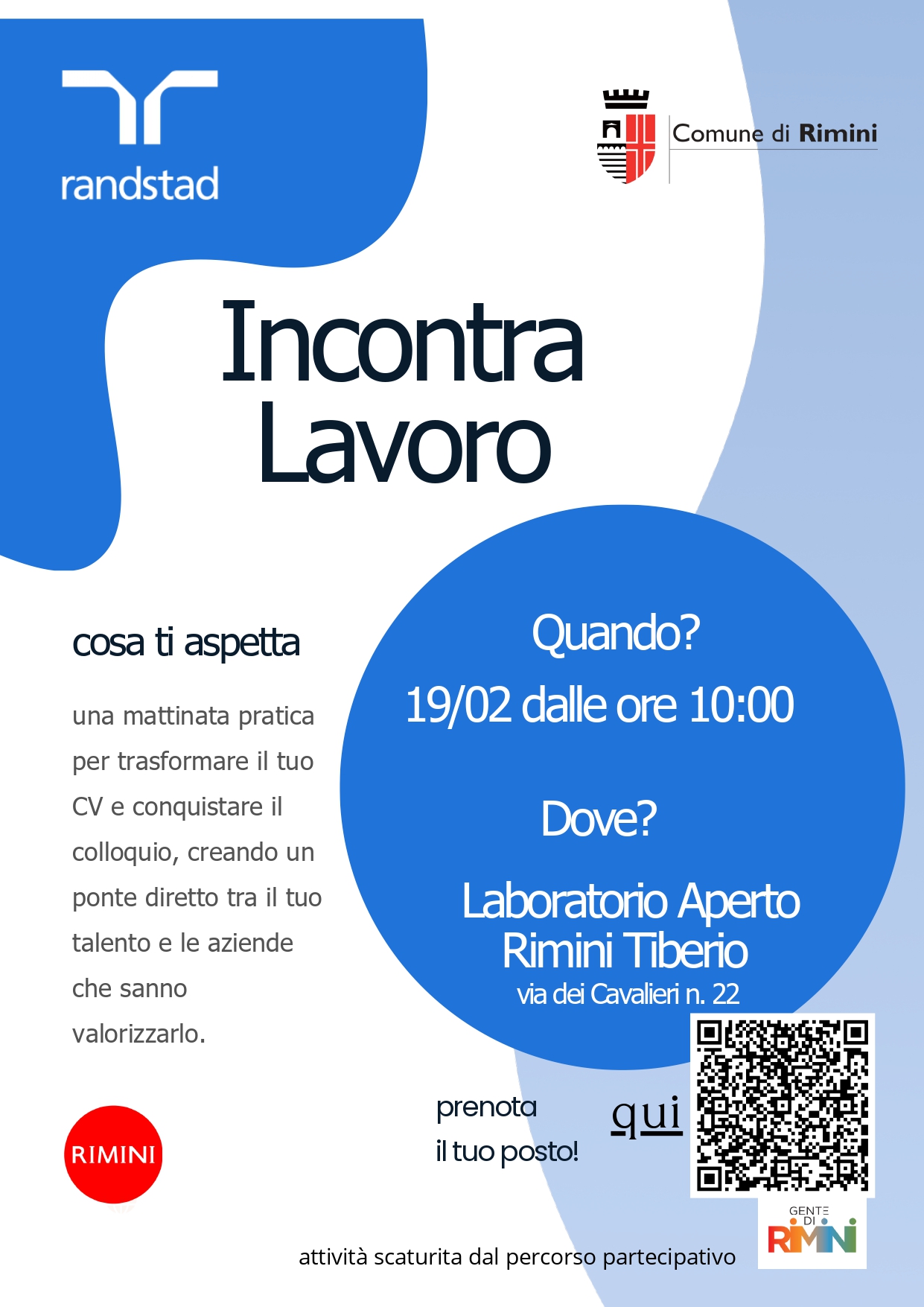 Locandina Incontra Lavoro Rimini