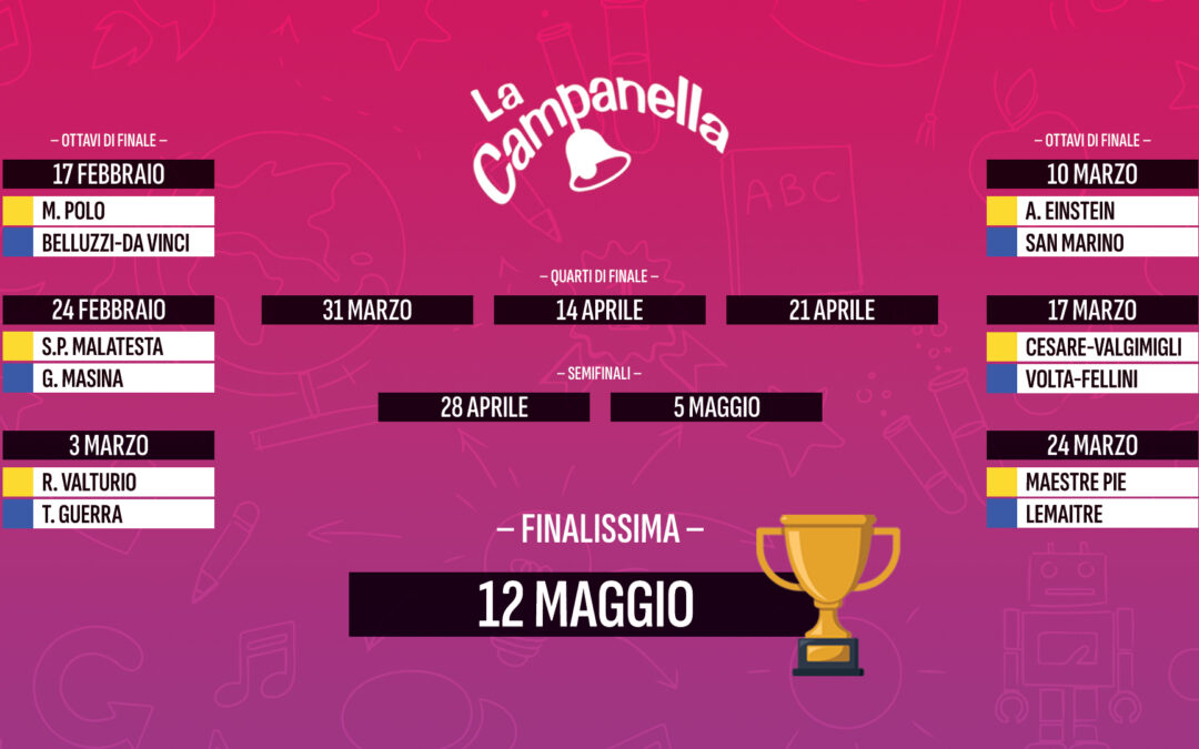 Scatta “La Campanella”, la storica sfida tra scuole in onda su Icaro tv