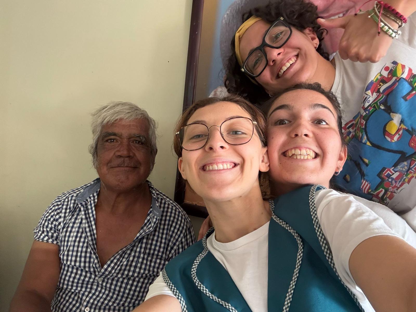 Giorgia al Comedor Nonno Oreste in Cile