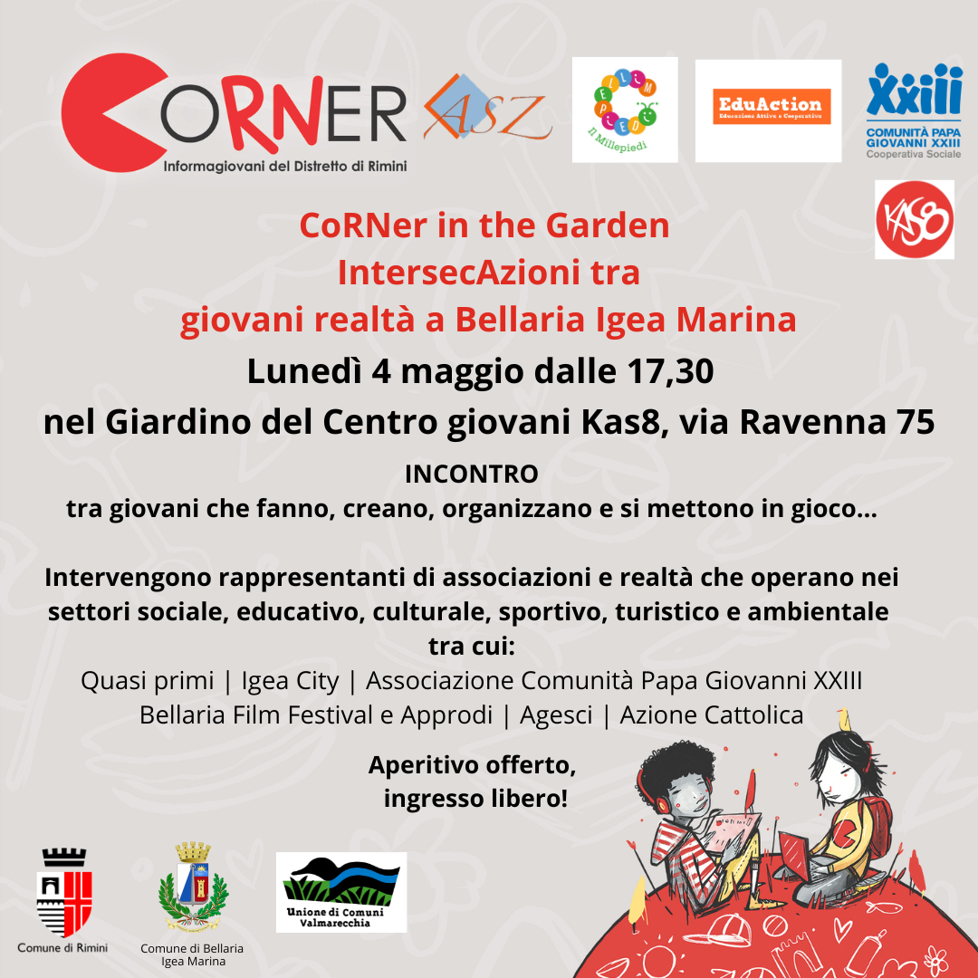 CoRNer in the garden a Bellaria