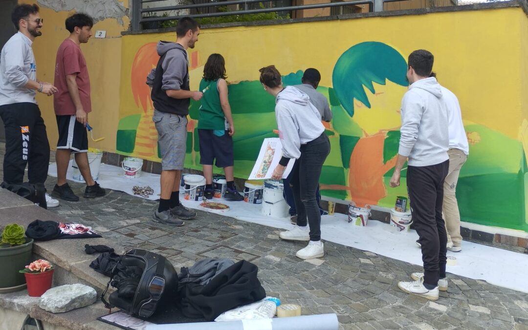 Nuovo murales a Torriana: inaugurazione di “Scorticata” con il progetto Soundepoz Writing Lab