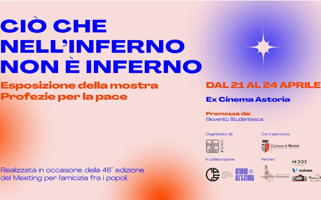 “Profezie per la Pace”, la mostra all’ex Cinema Astoria