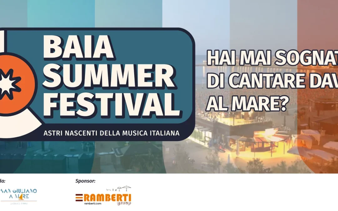 Casting gratuiti per Baia Summer Festival: a Rimini il contest musicale per cantanti emergenti fino ai 29 anni